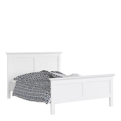 Paris Double Bed in White