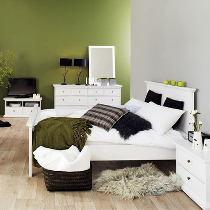 Paris Double Bed in White