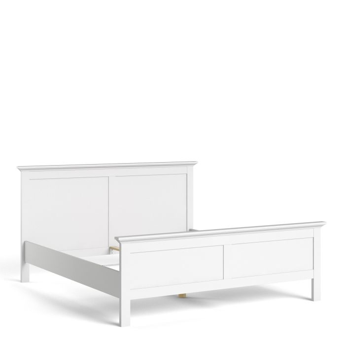 Paris Super King Bed in White