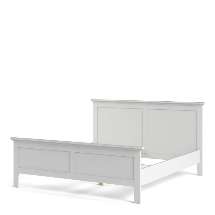 Paris Super King Bed in White