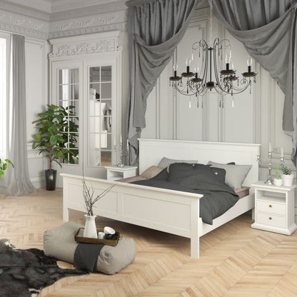 Paris Super King Bed in White