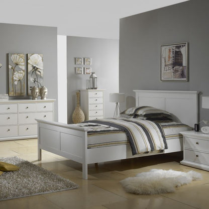 Paris Super King Bed in White