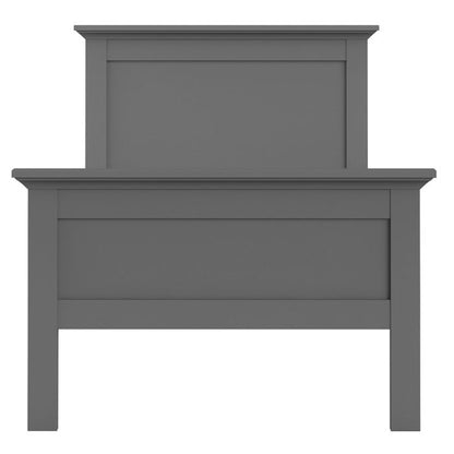 Paris Single Bed in Matt Grey