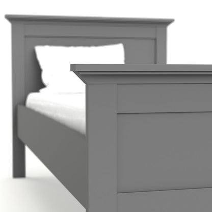 Paris Single Bed in Matt Grey