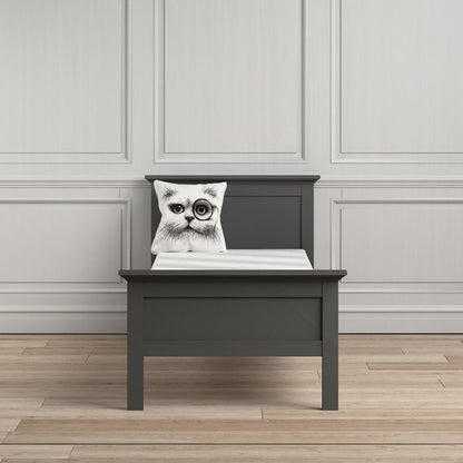 Paris Single Bed in Matt Grey