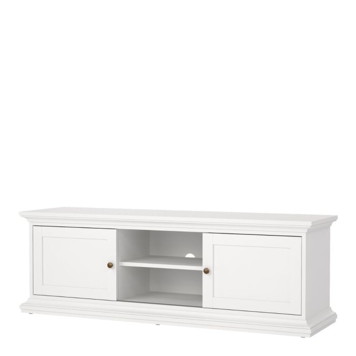 Paris TV-unit 2 frame Doors in White