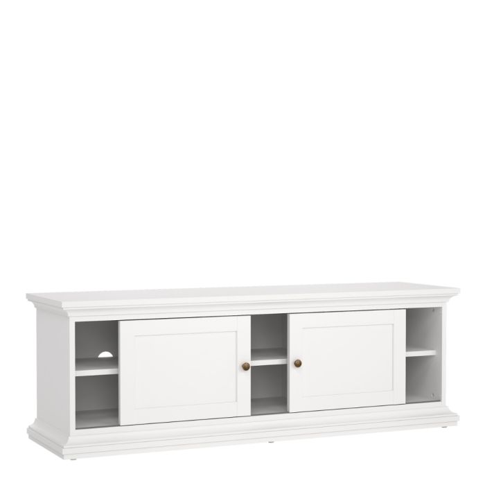 Paris TV-unit 2 frame Doors in White