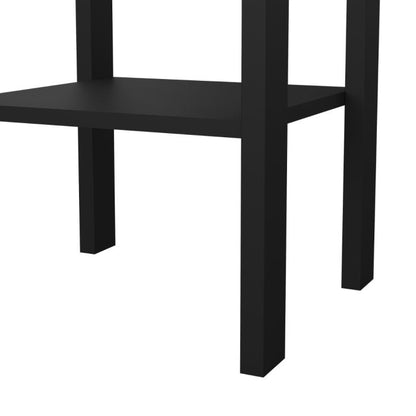 Madrid Bedside Table with 1 Drawer in Matt Black