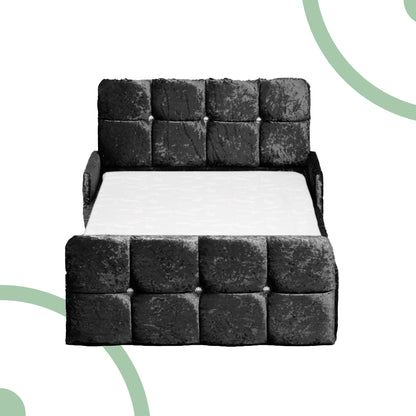 Velvet Toddler Bed & Mattress