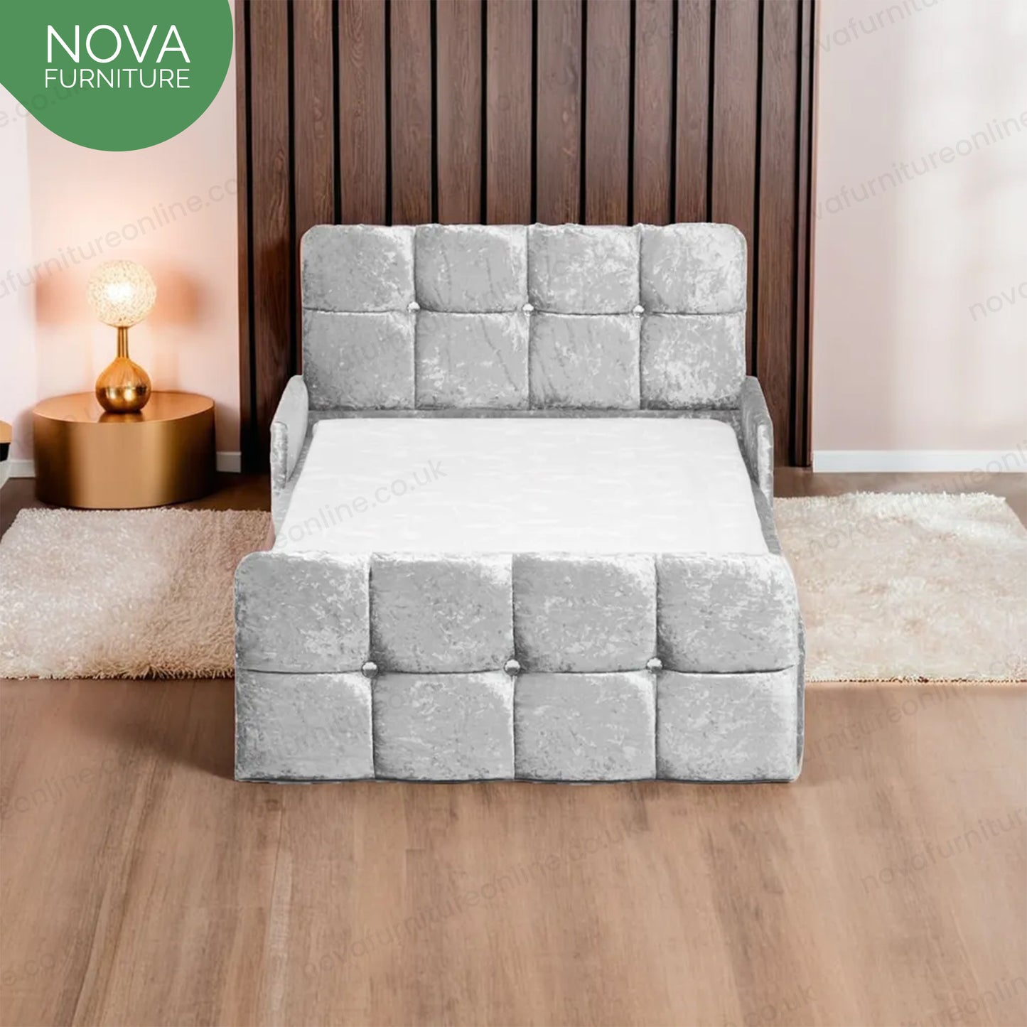 Velvet Toddler Bed & Mattress