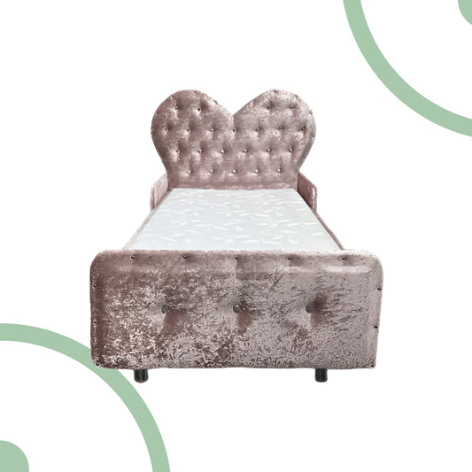 Heart Toddler Bed & Mattress