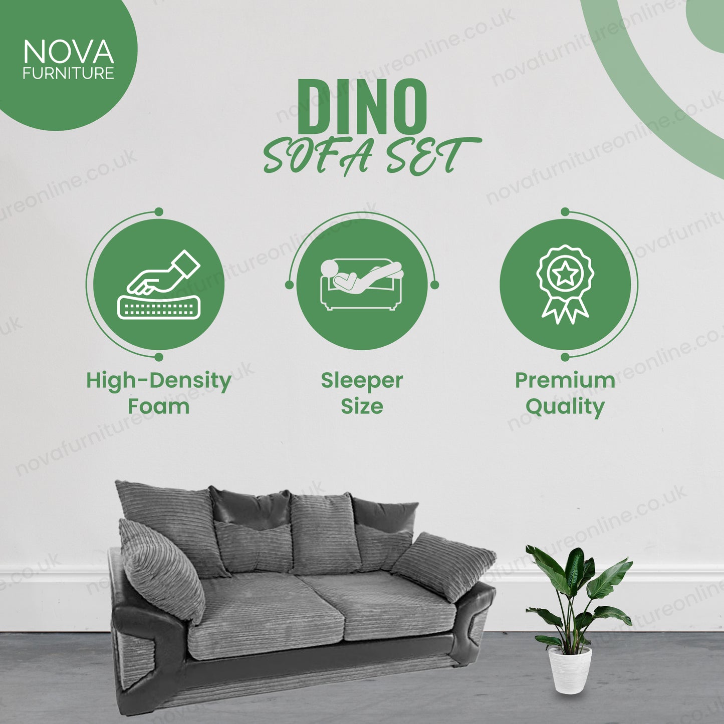 Dino Sofa Set