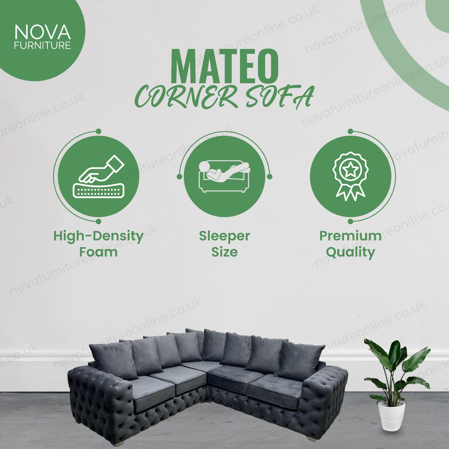 Mateo Corner Sofa