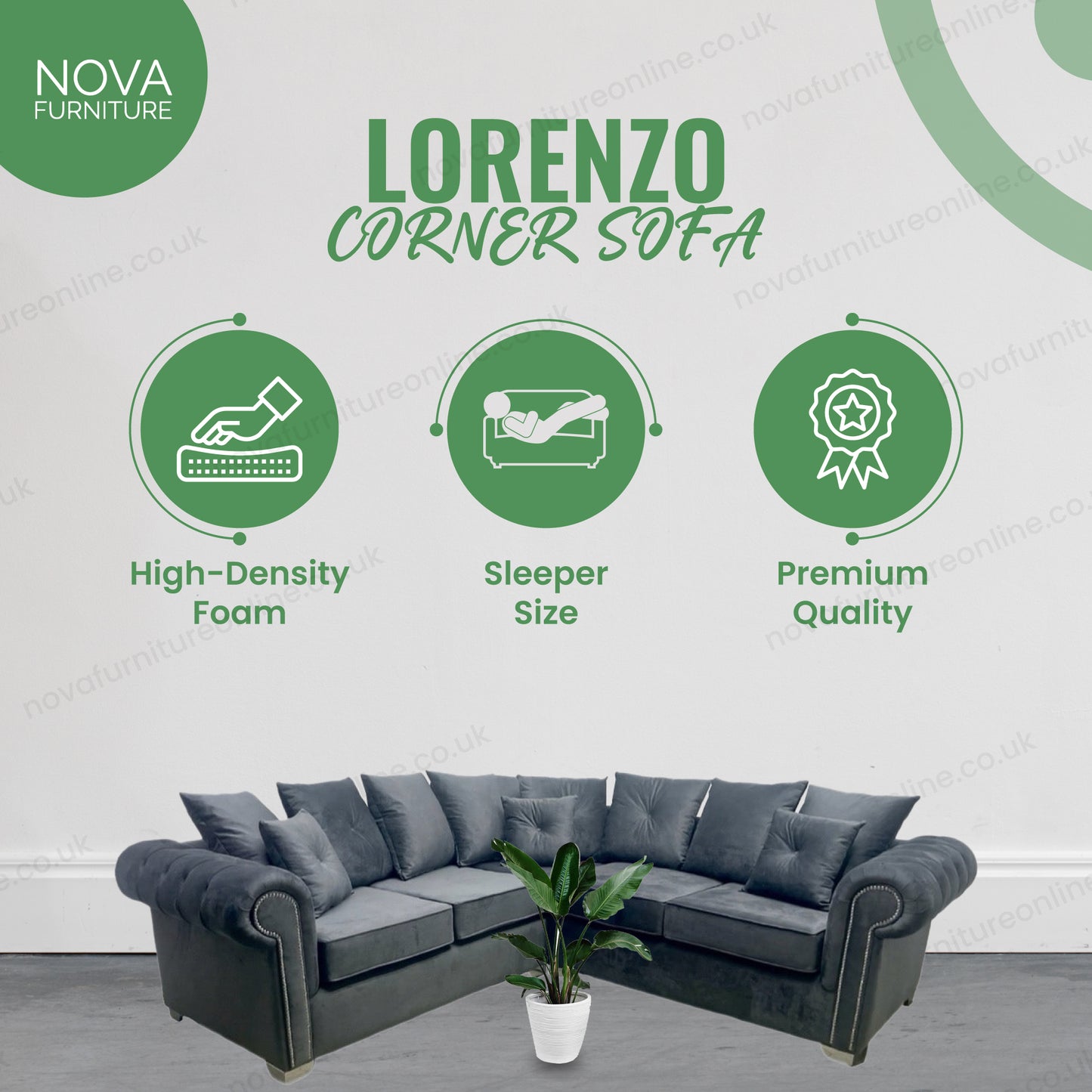 Lorenzo Corner Sofa